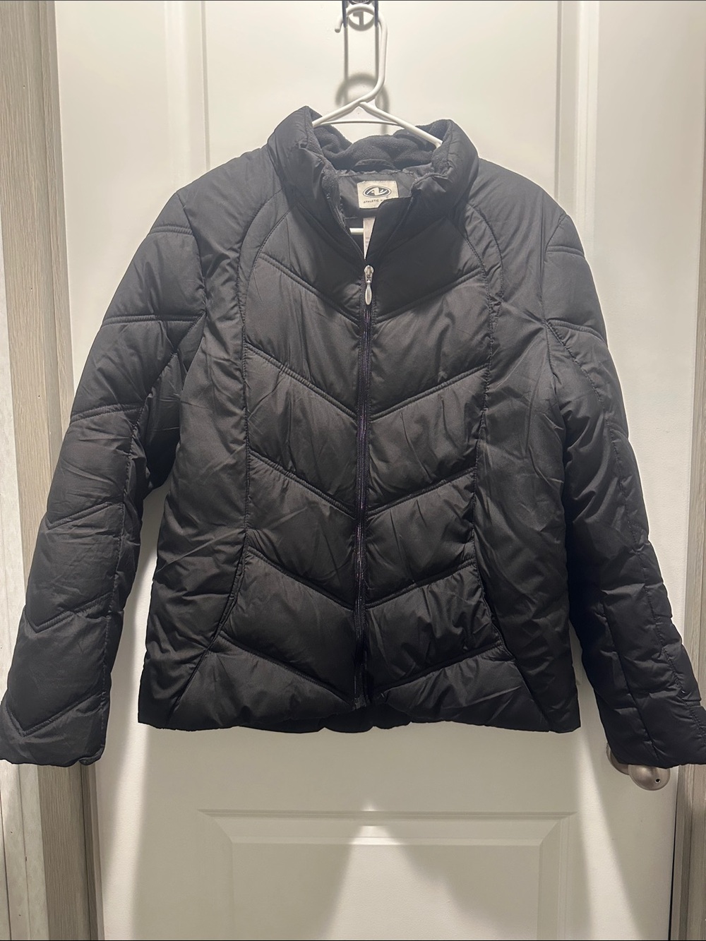 Athletic Works Black Quilted Puffer Jacket